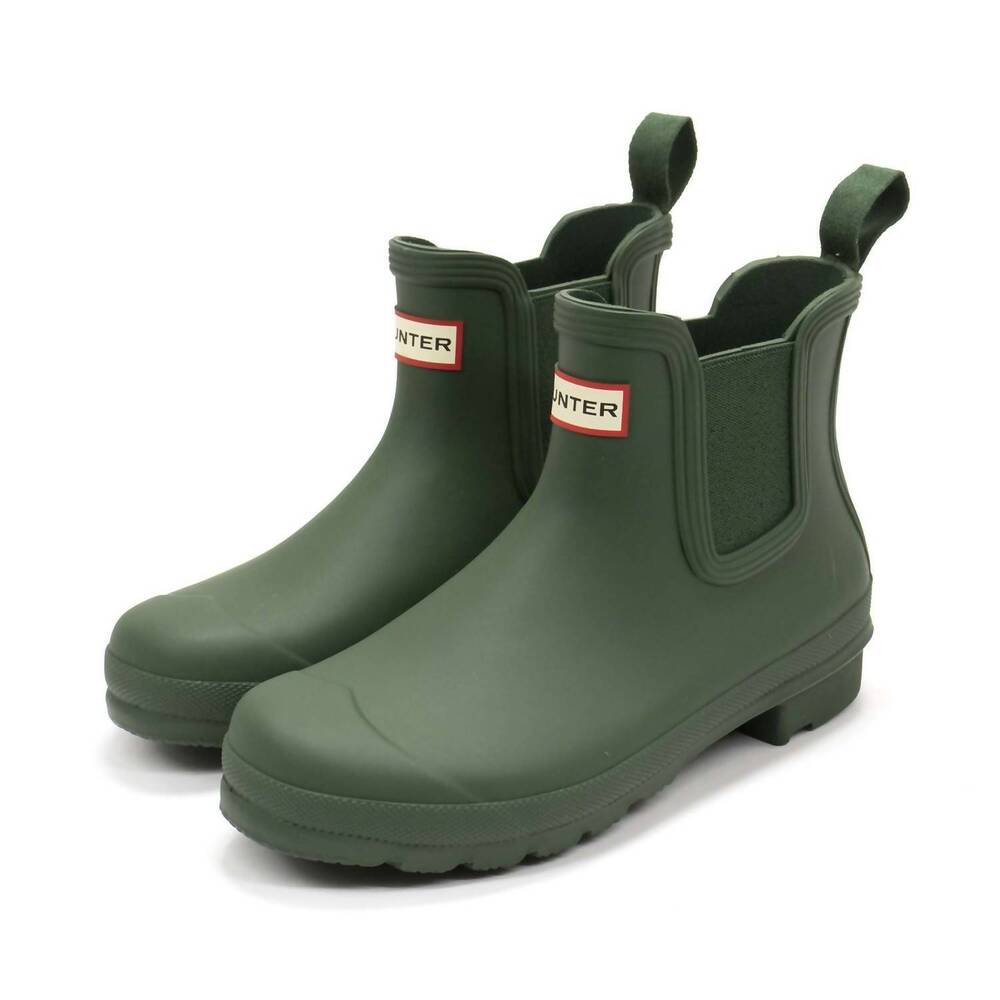 NEW HUNTER women's original chelsea boots in hunter green